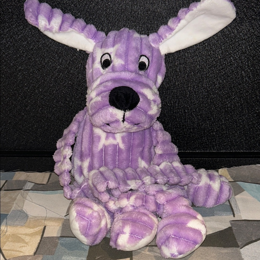 Purple Plush Dog Toy